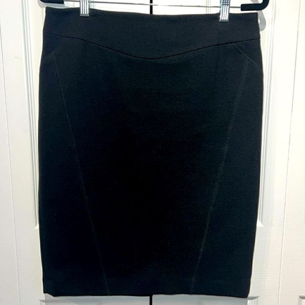 Melanie Lyne Black Knee Length Skirt Size 10